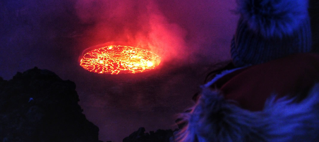 mount nyiragongo active volcano hiking congo