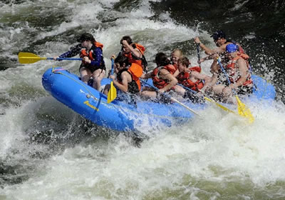 white water rafting in Jinja