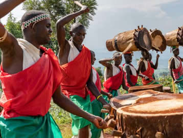 Burundi drummers cultural tour